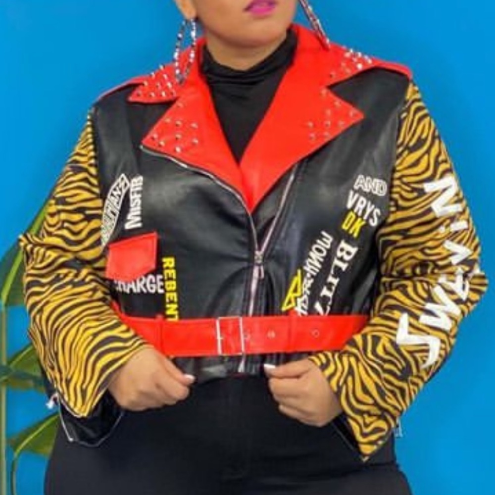 Faux Leather Jacket